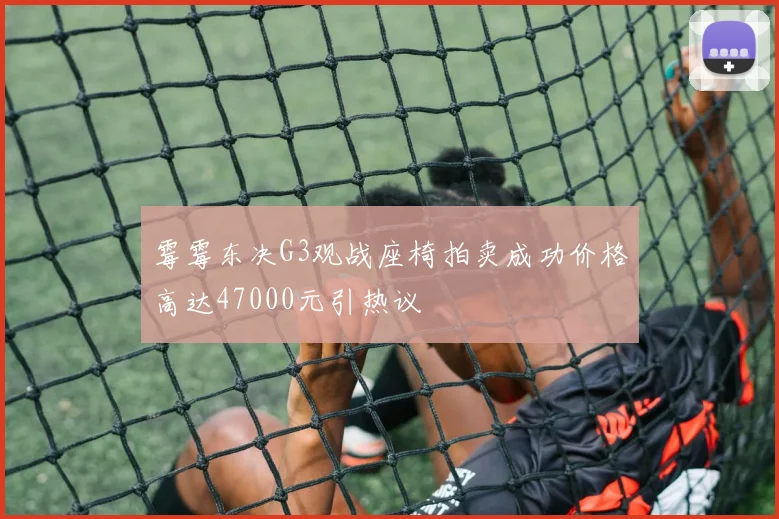 霉霉东决G3观战座椅拍卖成功价格高达47000元引热议